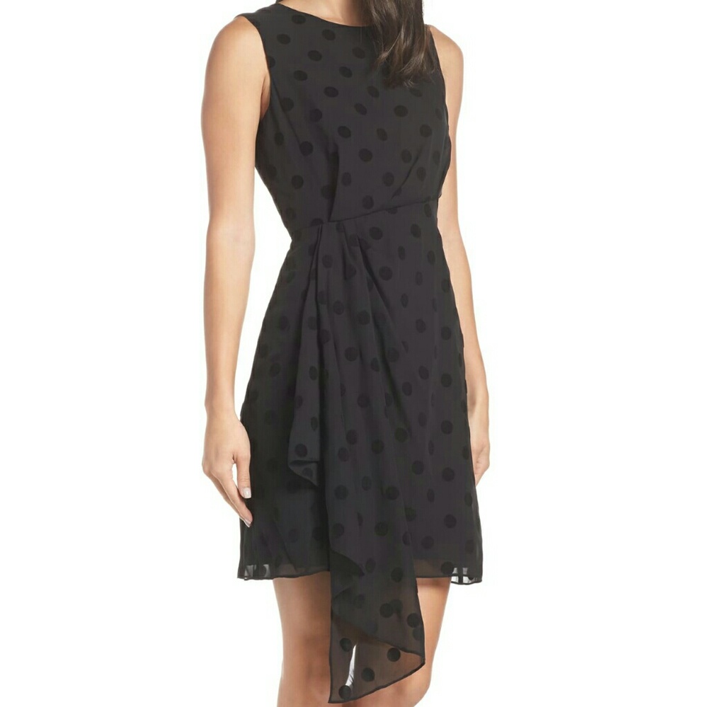 Charles Henry A line Little black dress
